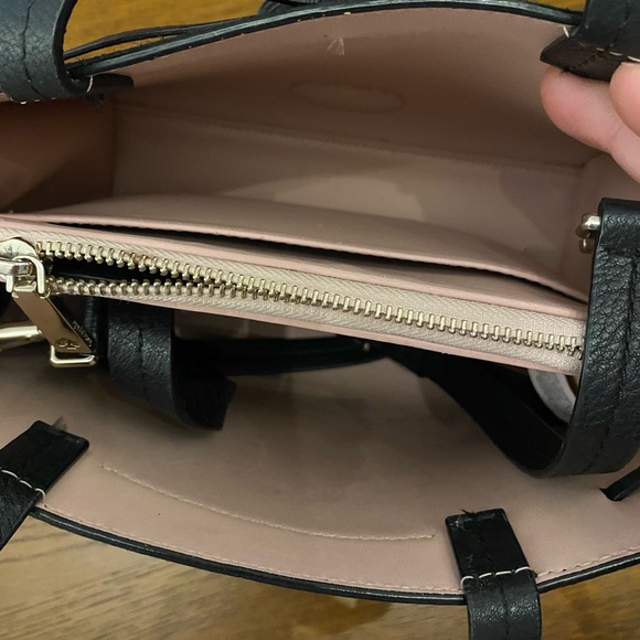 Kate Spade Black Suede Tote with Tassels - Picture 7 of 10